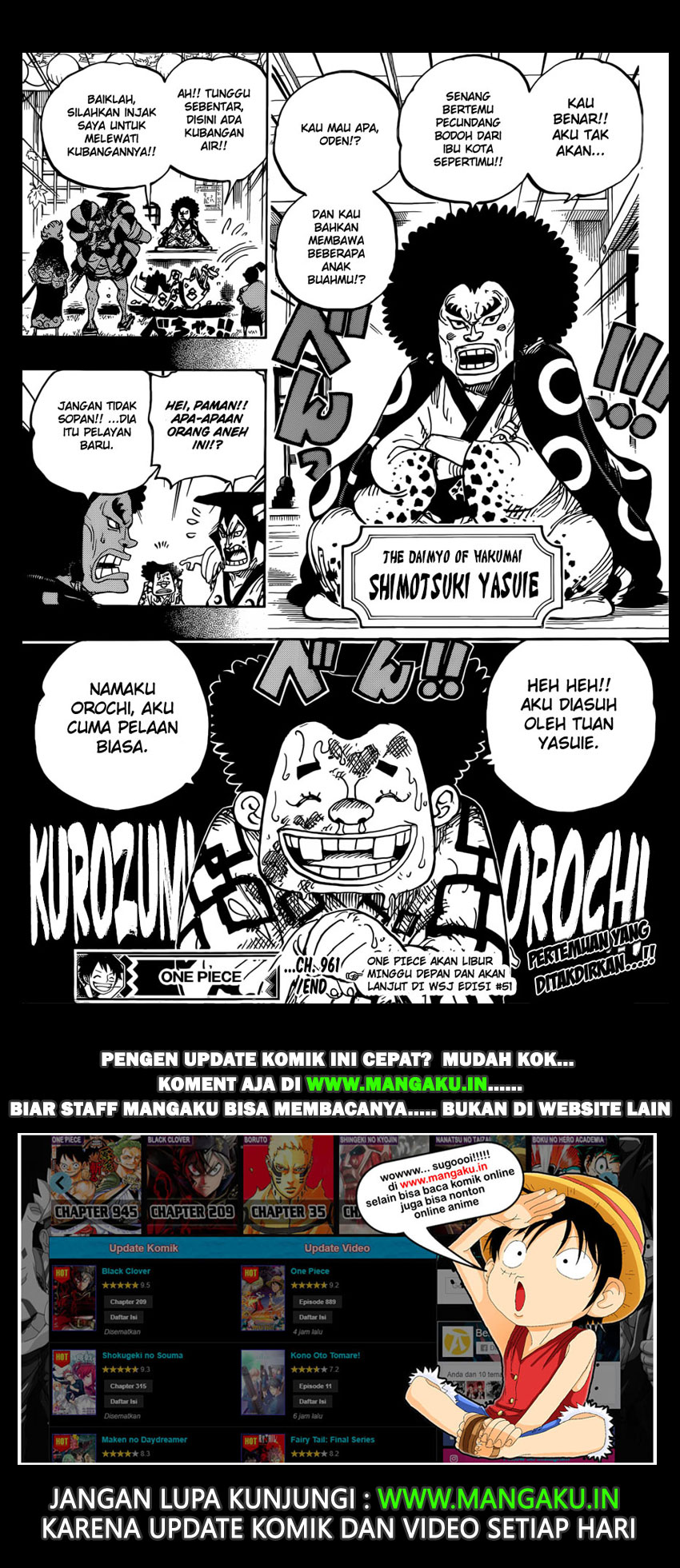 One Piece Chapter One Piece Episode 961 - 127
